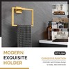 Angle Simple Hand Towel Holder Brassy Gold, SUS 304 Stainless