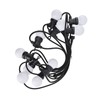 G50 Bulb String Light 5M 10LED White Globe Bulb Decorative
