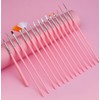 FULINJOY 20 Pcs Nail Art Design Tools, 15 Pcs Nail