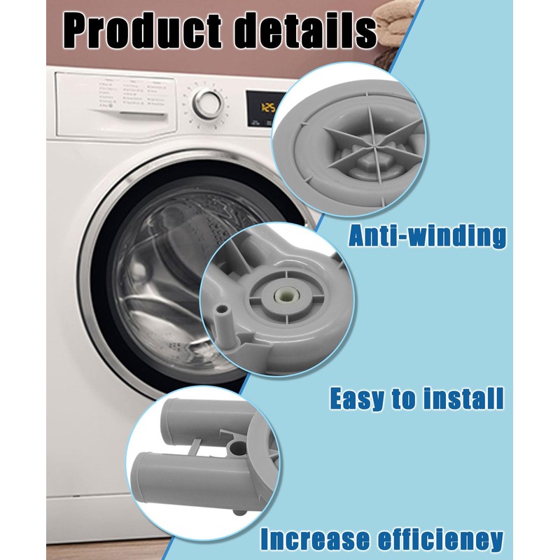 Washer Drain Pump & Belt Kit Compatible With Alliance, Cissel,