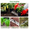 Domigard Iron Weeding Rake 2.0, New 5/6/7/8 Garden Weeder Rakes,