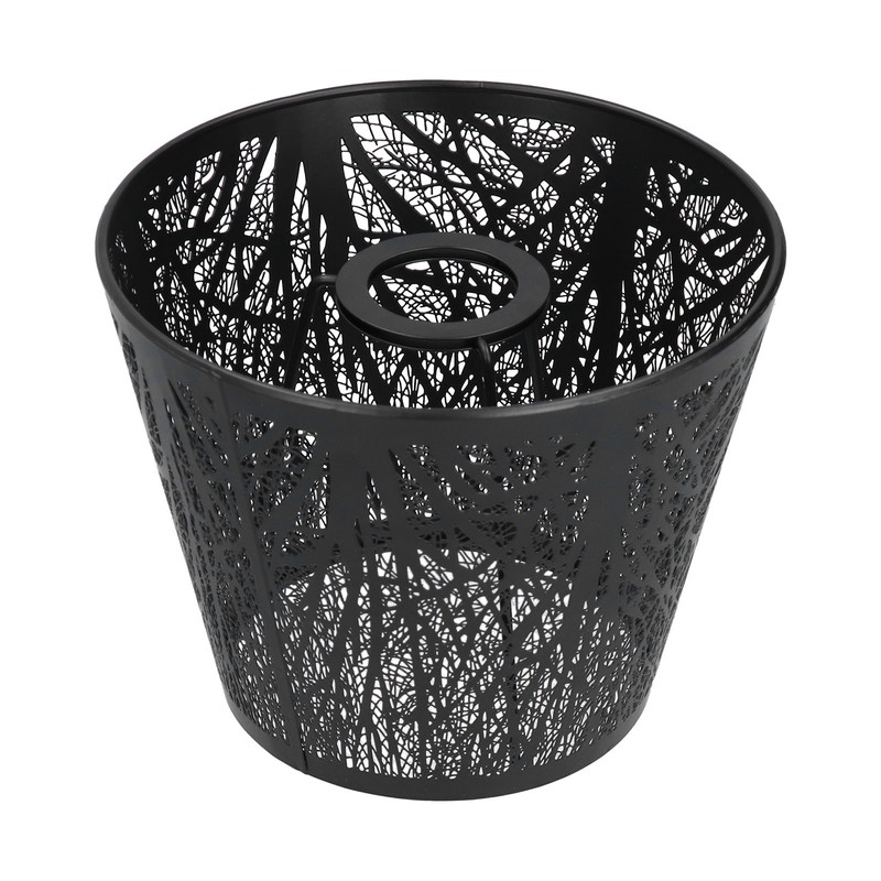 Wrought Iron Lampshade Carved Forest Tree Shaped E27 Mini Lamp