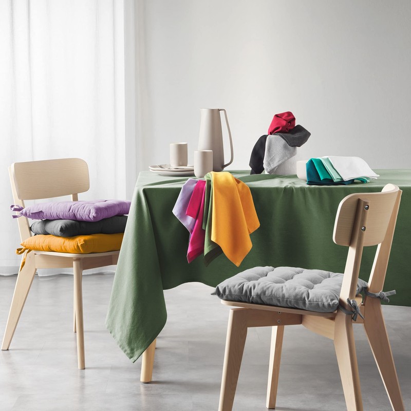 Douceur d'Intérieur Mistral Napkins, 40 x 40 cm, Fuchsia, Pack