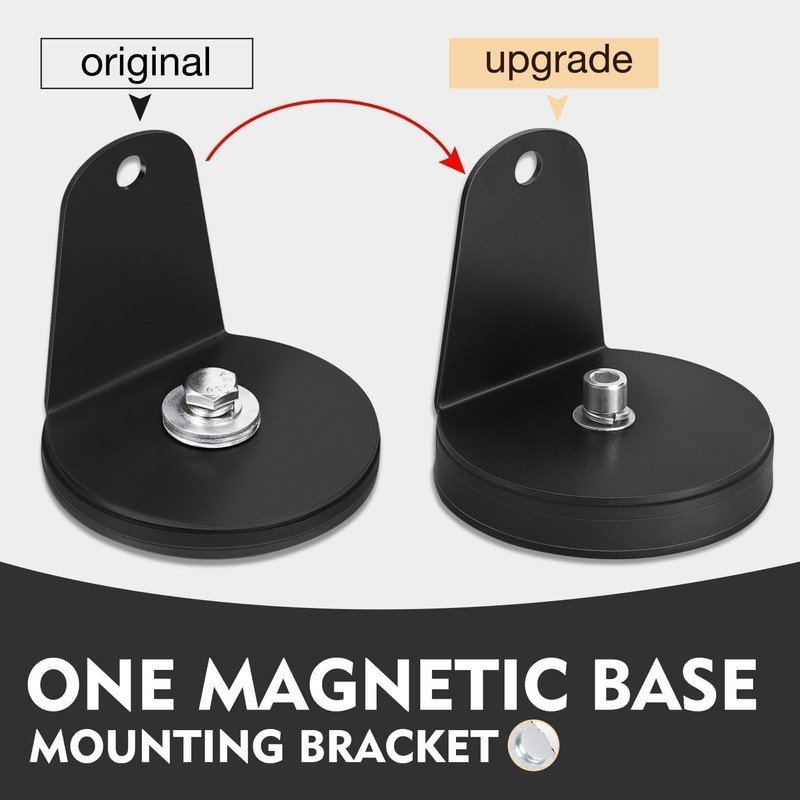 AKD Part Magnetic Base Mounting Brackets, 2pcs Powerful Sucker Holder