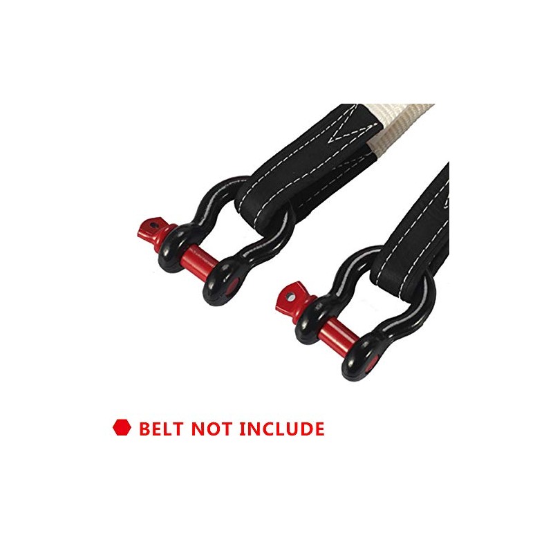 Anti-Rust 1/2" D Ring Bow Shackle Isolator 2 Pk Unbreakable