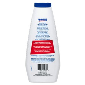 Ammens Body Powder Original – Talc-Free Clean Formula, All-Day 4X Strong Protection, 11 oz (Pack of 4)
