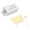 kenable Inline Punch Down Coupler for Lan Cables CAT5e White