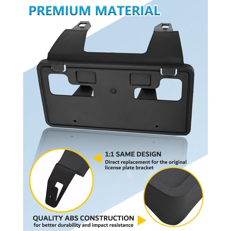 Front License Plate Frame for Ford F250 F350 F450 F550