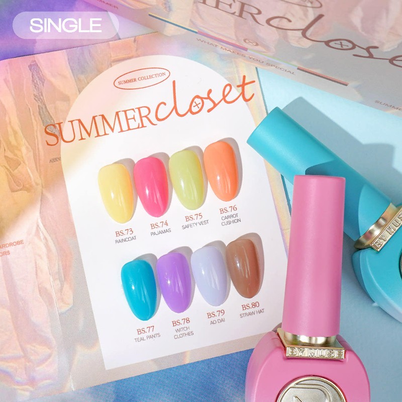 classic nail Bymuse Summer Croset Summer Gel Nail + 30