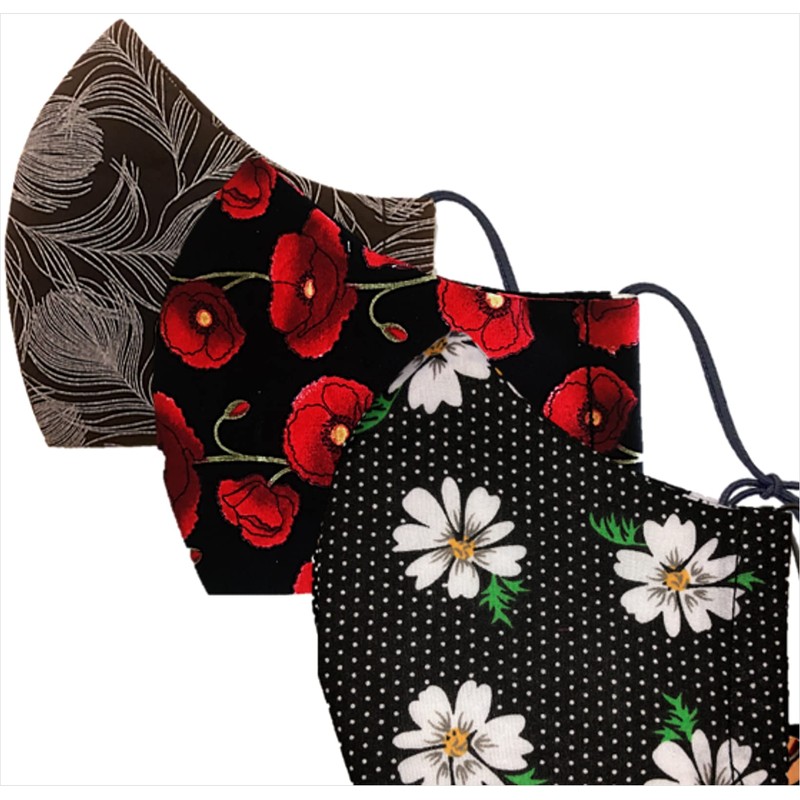 Handmade fashion face mask - reusable - washable - 4