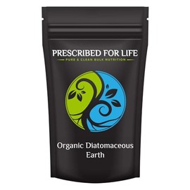 Prescribed for Life Organic Diatomaceous Earth Food Grade | for Agricultural Use | Natural Fresh Water Diatomaceous Earth Powder | Vegan, Non GMO, Kosher (1kg/ 2.2lb)