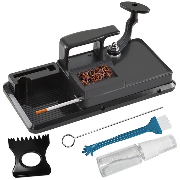 WSYLEN CiigareteMachiine with Groove Plate, 8 inch Dual-Track Upgrade Big