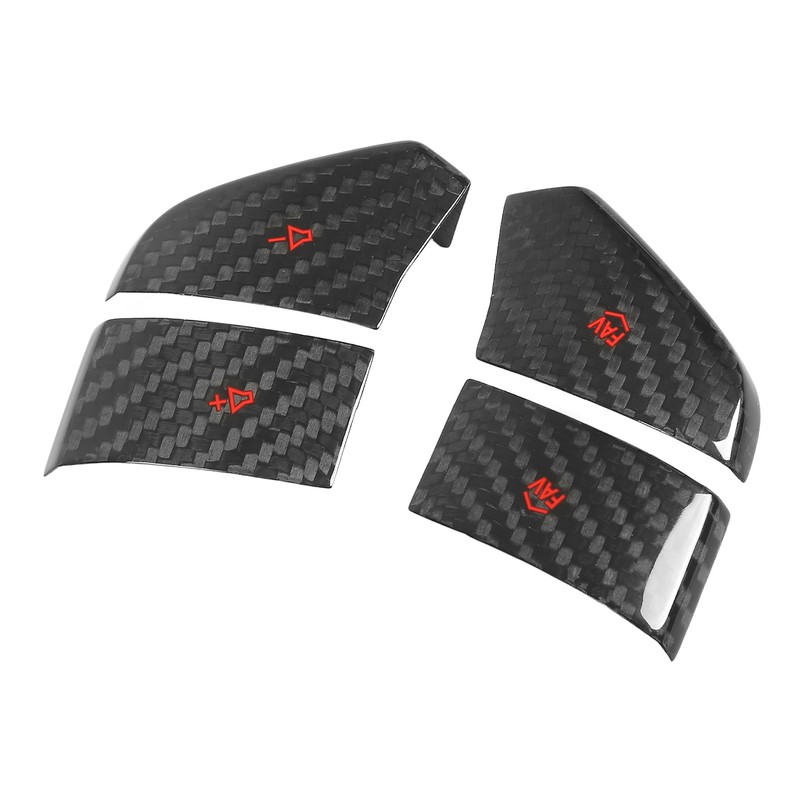 Steering Wheel Switch Button Trim Carbon Fiber Replacement for Corvette