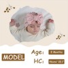 PEECABE 5-Pack Cotton Baby Girl Hat Bow Beanie Cap for