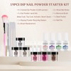 SUTOKAKA Dip Powder Nail Kit Starter, 6 Colors All Seasons