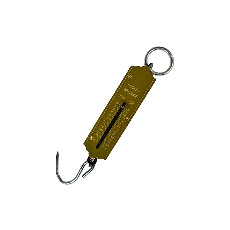 Luggage/Fishing Pocket Spring Balance Weighing Measuring Scales Max 25 kgs