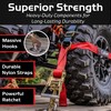Caliber Trailblazer ORV Heavy-Duty Tie Down Straps, 2-Way Tension Around