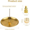 Incense Burner 3 in 1 Stick Incense Burner Removable Brass