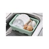 Kakusee NB-23 Folding Washtub, Square Type, Height 10.8 x 14.6
