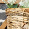 Woven Wicker Hanging Basket Door Hanging Basket Wall Decorations for