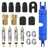 Flintronic 18 Pieces Presta Valve Core Set, Bicycle Valve Adapter