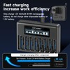 CITYORK Rechargeable Batteries with Charger, 8 Pack AA 3000mAh &