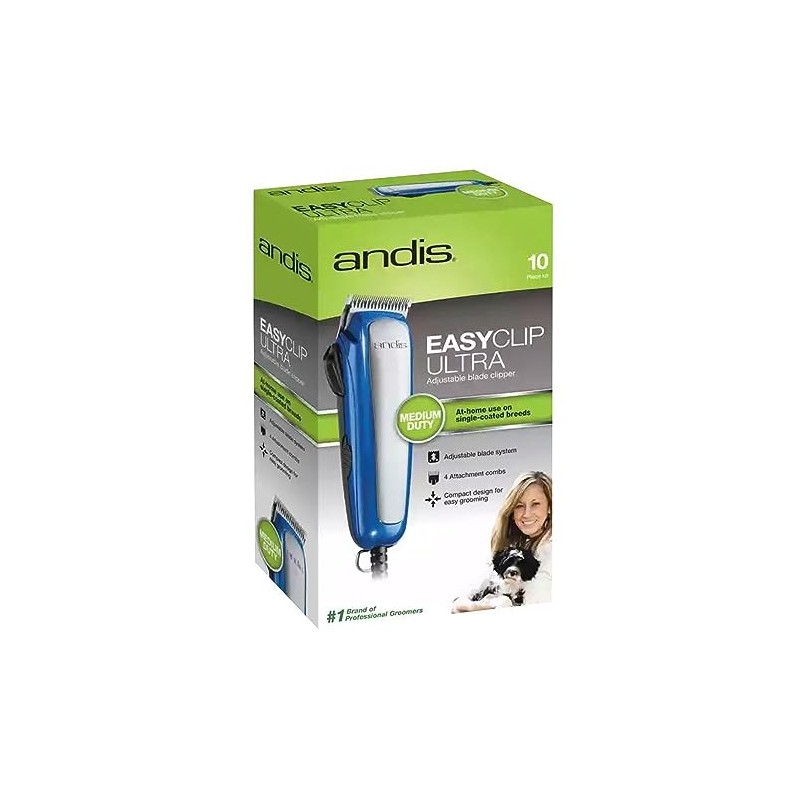 Andis Easy Clip Medium Duty Pet Clipper 12-Piece Set