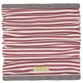 loud + proud Unisex Children's Reversible GOTS Certified Tube Scarf, grape