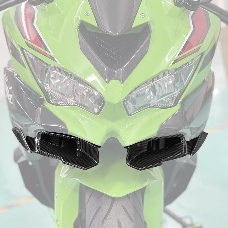 for Kawasaki Ninja 500 Z500 Ninja500 Motorcycle Front Fairing Winglet