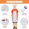 Handepo 40 Pcs Apron Chef Hat Set Aprons Chef Bib