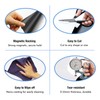 HOMiDEK Large Magnetic Backing Whiteboard: 36x48 Flexible Dry Erase Writting