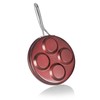 TECHEF - Egg Pan Nonstick, Aluminium Plett Pan, 4 Egg