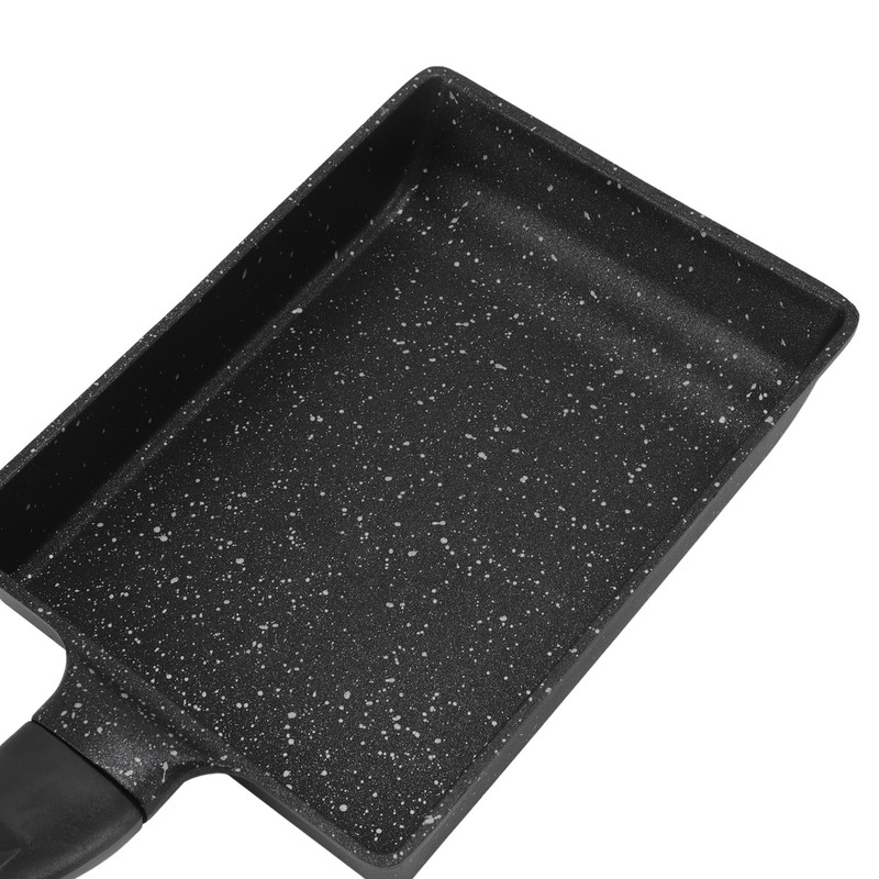 Rectangular Frying Pan Thickened Aluminum Alloy Nonstick Coating Cooking Pan