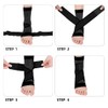 2 Pieces Adjustable Ankle Brace, Compression Cuff, Arch Support and