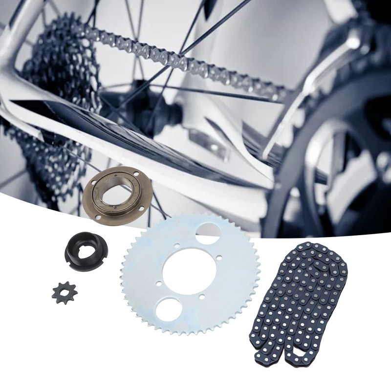 T8F Chain Sprocket Kit Steel 116 Link Drive Chain with