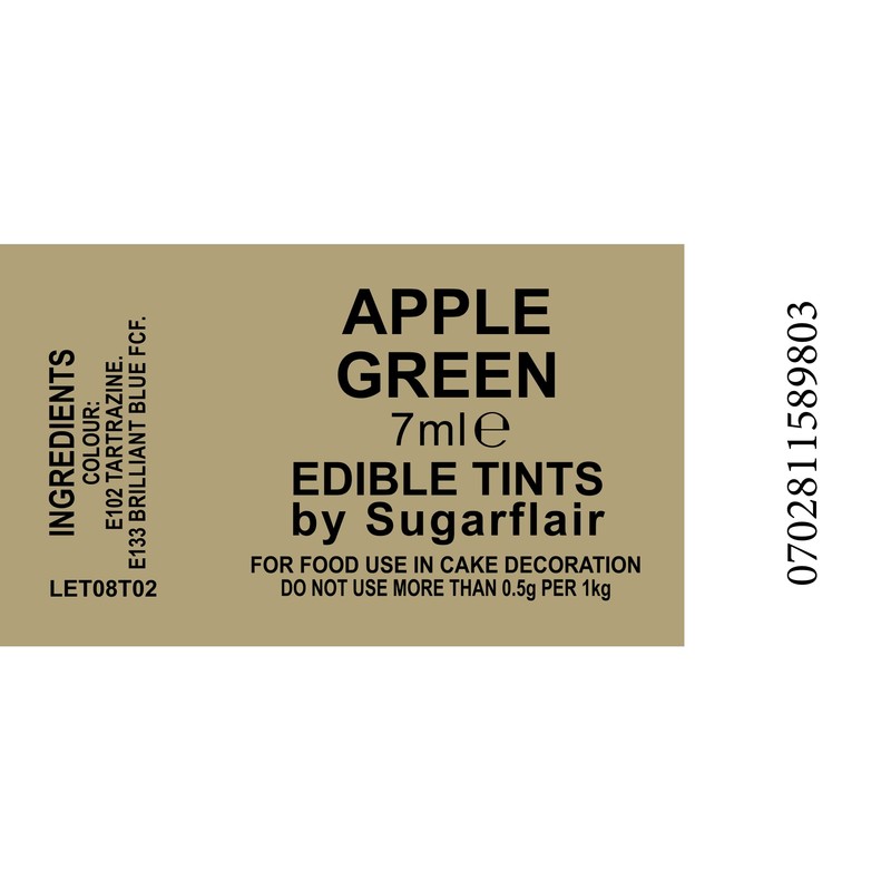 Sugarflair Blosom Tint Edible Dusting Powder - Apple Green