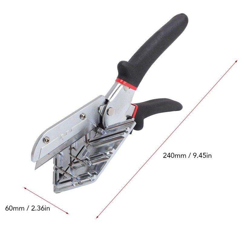 Multifunctional Trunking/Miter Shears for Angular Cutting of Moulding and Trim,