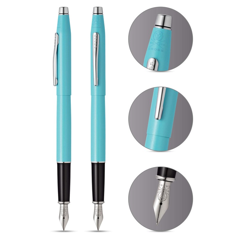 Cross Classic Century Sea Foam Pearlescent Lacquer Fountain Pen with