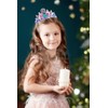 8th Birthday Crown for Girls, Headband Tiara Decoration for Girls