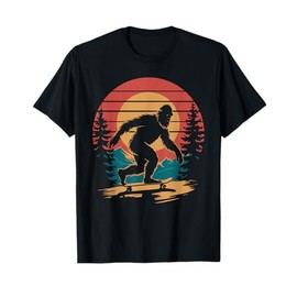 Skateboarding Bigfoot Skateboard Skater Art Skateboarder T-Shirt