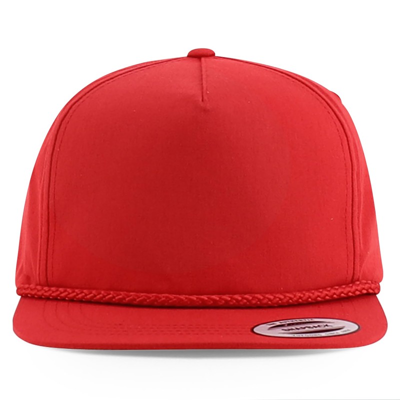 Trendy Apparel Shop Oversized XXL Classic 5 Panel Flatbill Rope