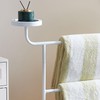 Kings Brand Furniture Valet Clothes Stand with Storage Tray, Towel