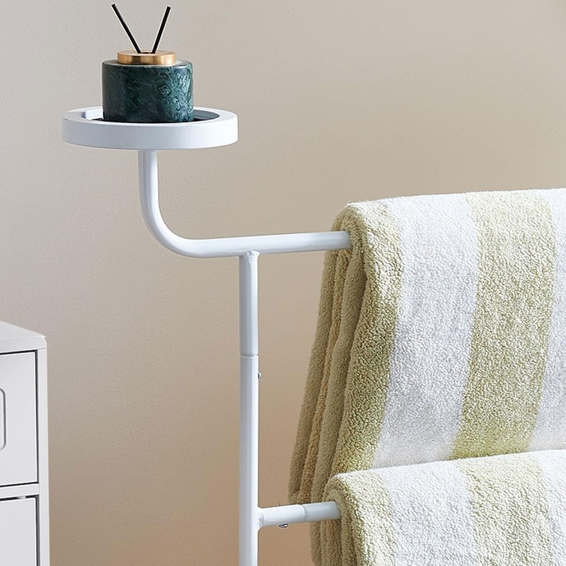 Kings Brand Furniture Valet Clothes Stand with Storage Tray, Towel