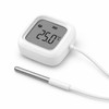 Zigbee Smart Thermometer with Probe – IP65 LCD Temperature Monitor