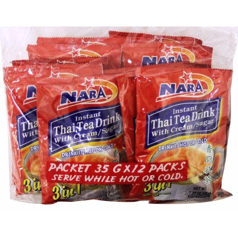NARA 2 PACK NARA INSTANT THAI TEA DRINK WITH CREAM