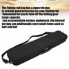 Fishing Tackle Bag with Long Straps Shock Resistant Comfortable Portable