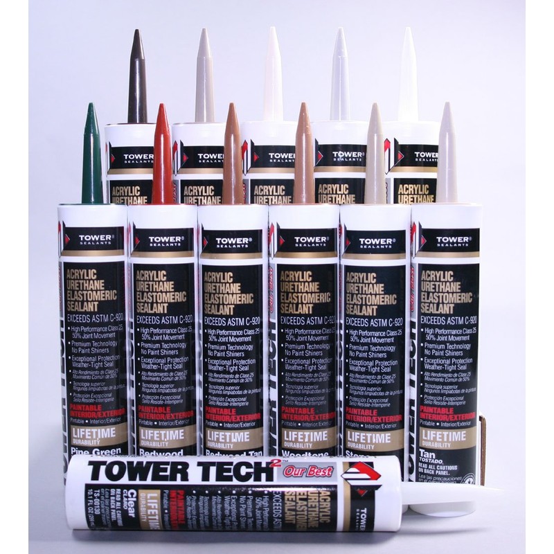 Tower Sealants TS-00130 10.1 fl-Ounce Tower Tech 2 Acrylic Urethane