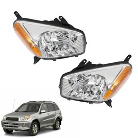 Thomletha Replacement for Rav4 RAV-4 2001-2003 Headlight Assembly Projector Left and Right Side Pair