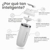 SmartShake Reforce Blanco Botella Mezcladora de Acero Inoxidable 900 ml,
