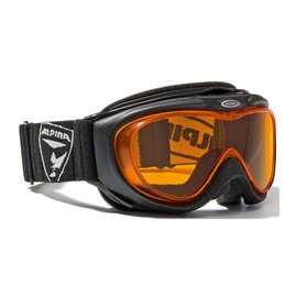 ALPINA Comp Optic Adult Ski Goggles Black Slh One Size